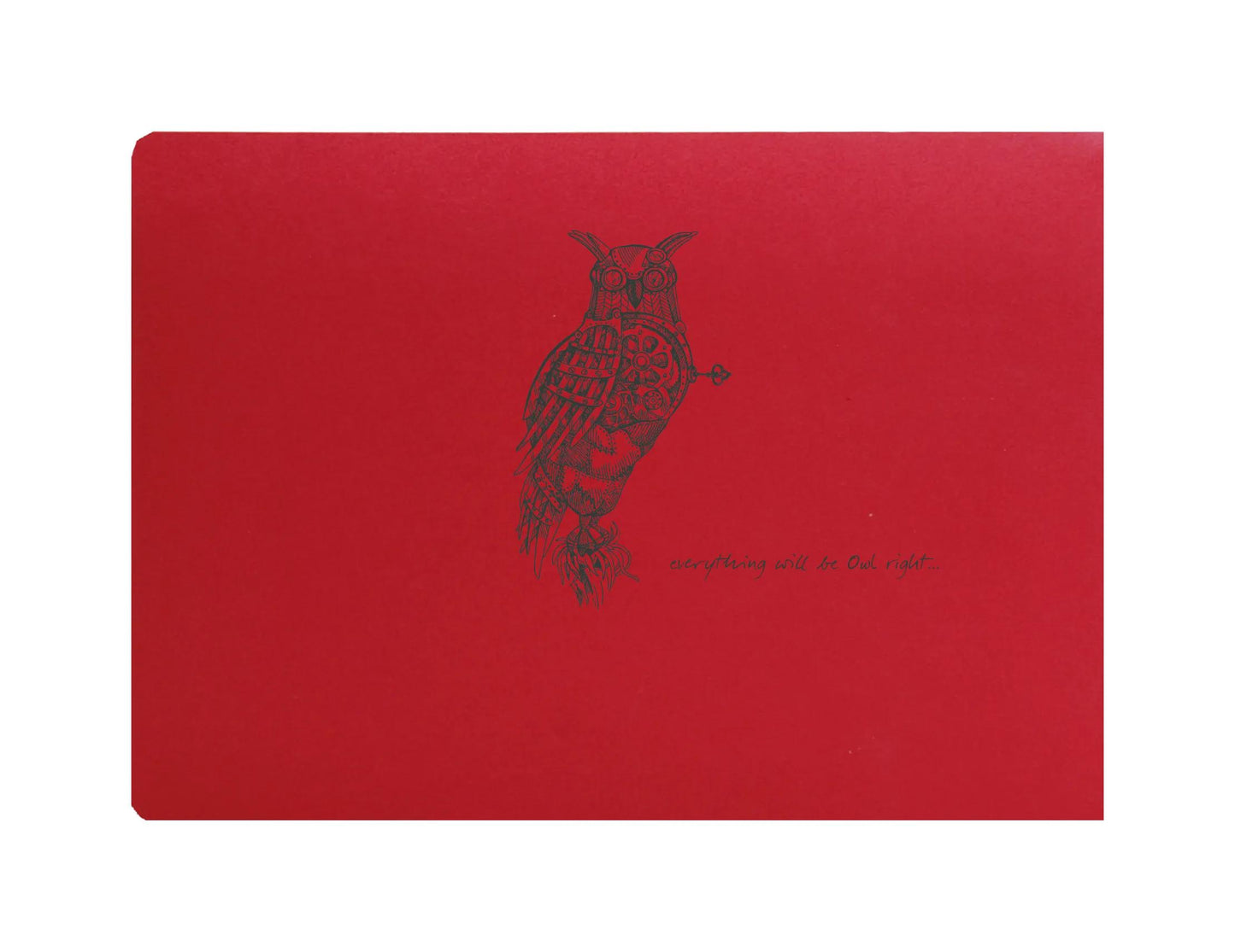 Flying Spirit rohe Backbook 50F A6 90g - Rot (Paket x5)