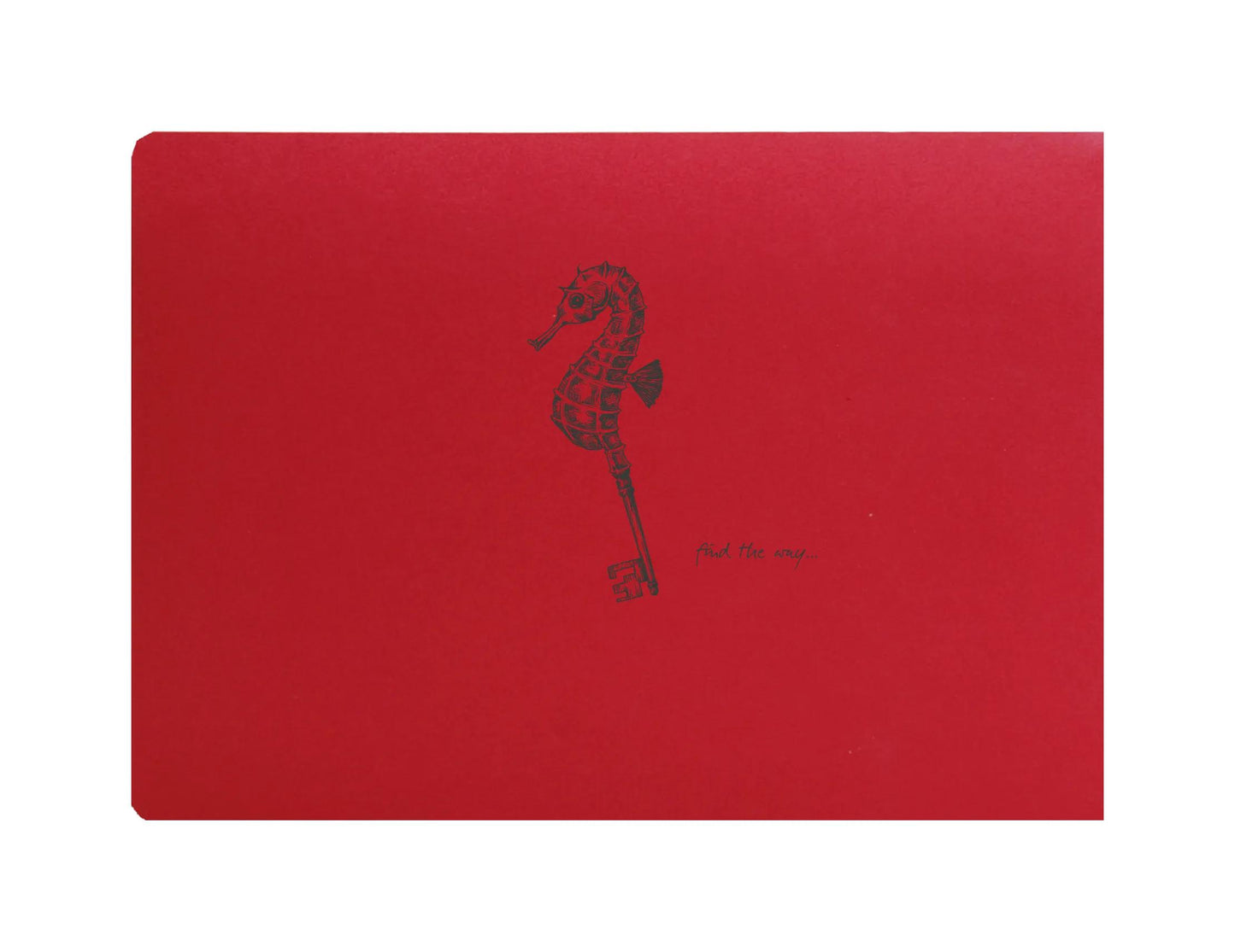 Flying Spirit rohe Backbook 50F A6 90g - Rot (Paket x5)