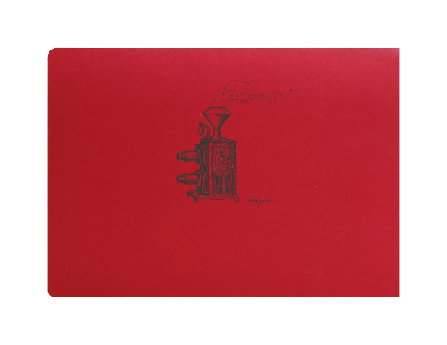 Flying Spirit rohe Backbook 50F A6 90g - Rot (Paket x5)