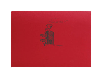 Flying Spirit raw backbook 50F A6 90g - Red
