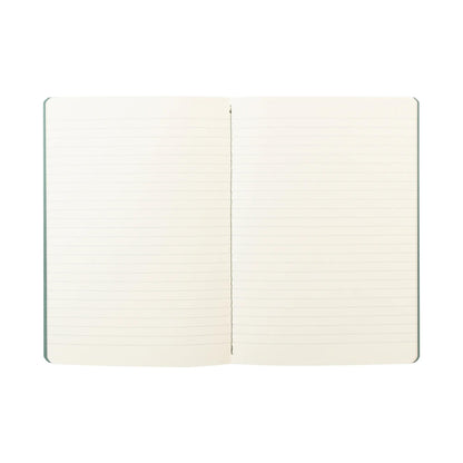 Cahier A5 ligné - Fontaine des Quatre Parties du Monde - 32 pages - Bleu/Vert - New - Bleu vert - New (lot de 5)