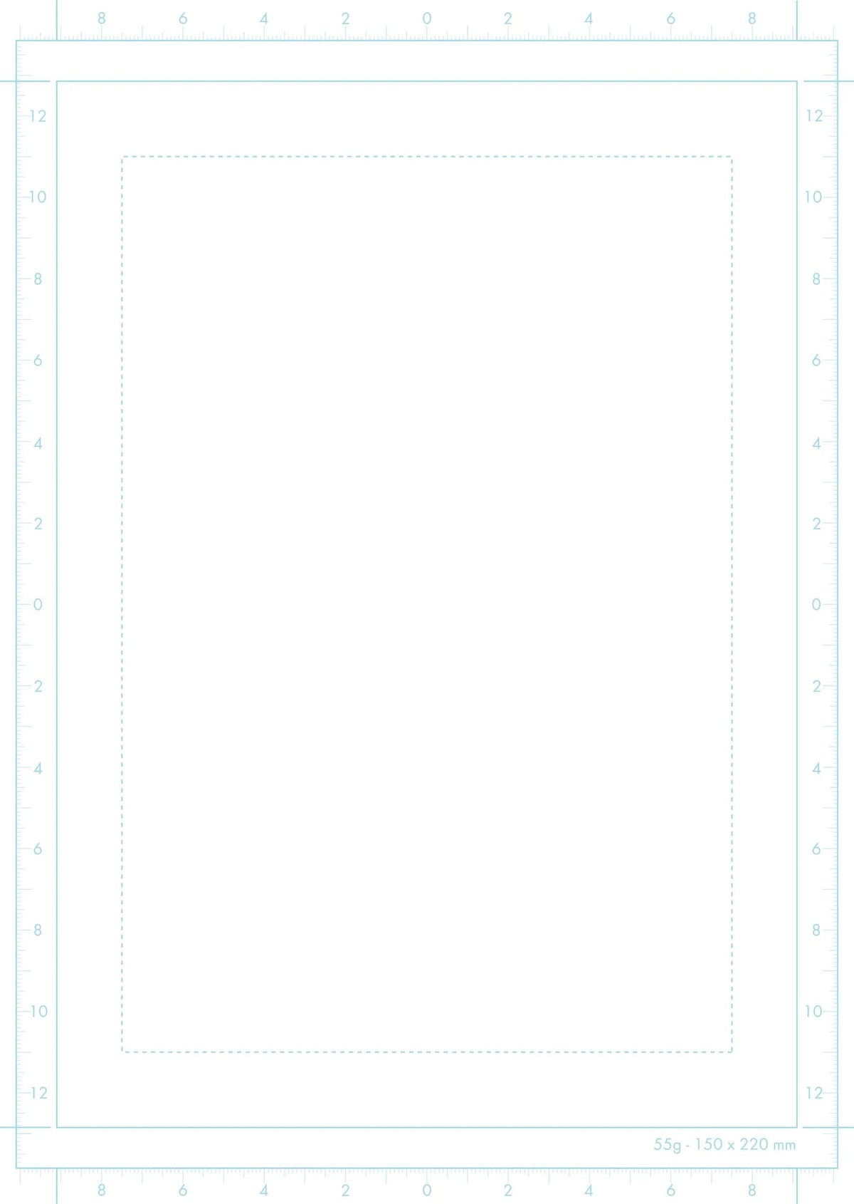 Manga Storyboard bloc collé 100F B4 55g grille simple (lot de 5)