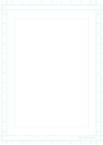 Manga Storyboard bloc collé 100F B4 55g grille simple (lot de 5)