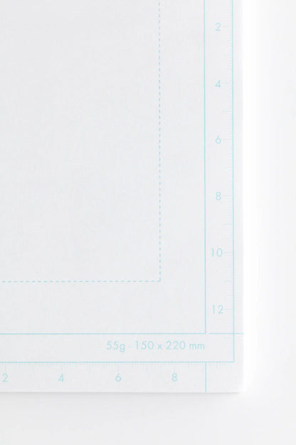 Manga Storyboard bloc collé 100F B4 55g grille simple (lot de 5)