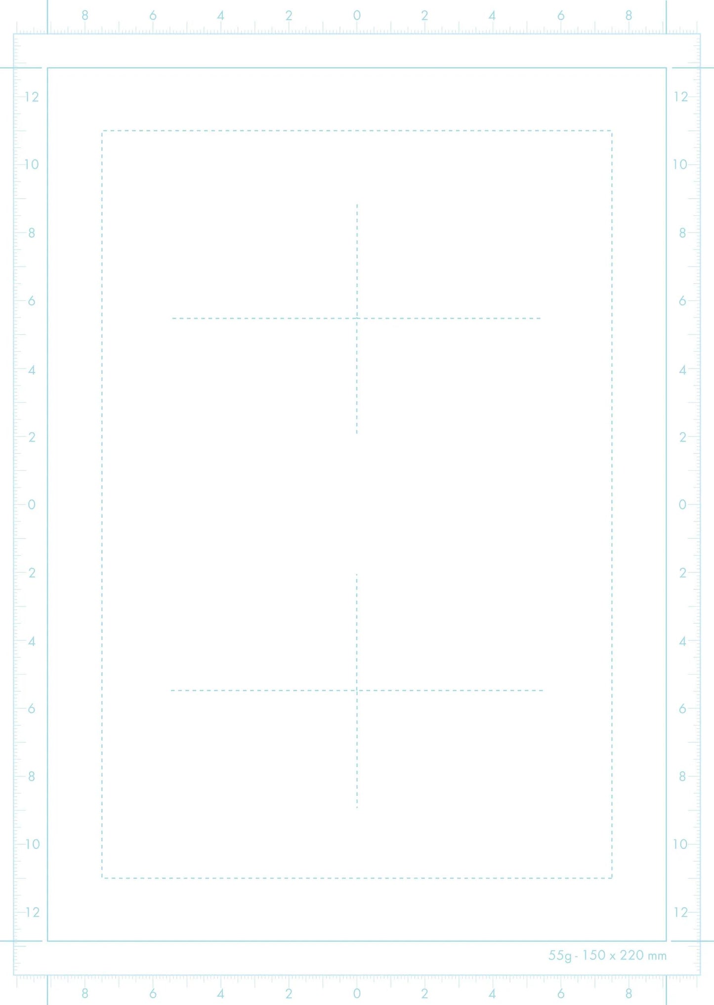 Manga Storyboard block glued 100F B4 55g grid 6 cells (Pack x5)