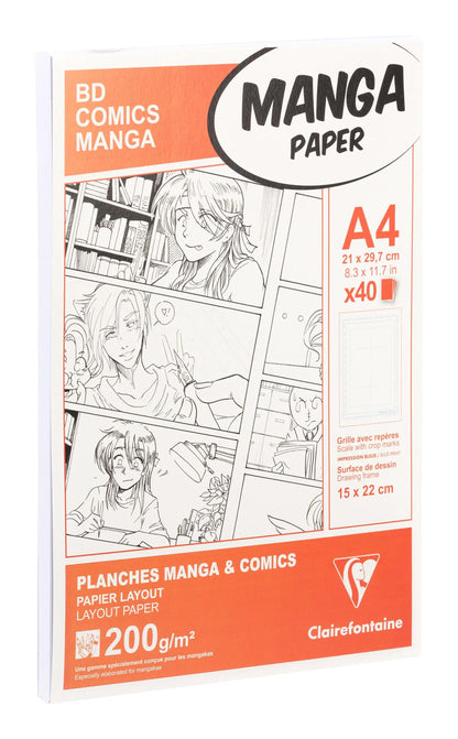 Manga Multi-technical case 40F A4 200g grid 6 boxes