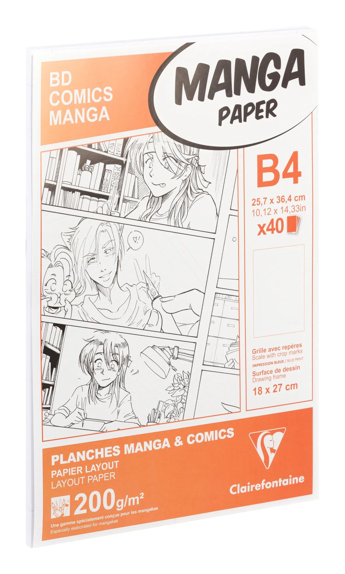 Manga Multi-technical case 40F B4 200g grid 6 boxes