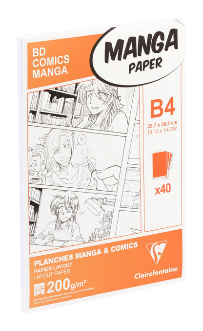 Manga Multi-techniques étui 40F B4 200g