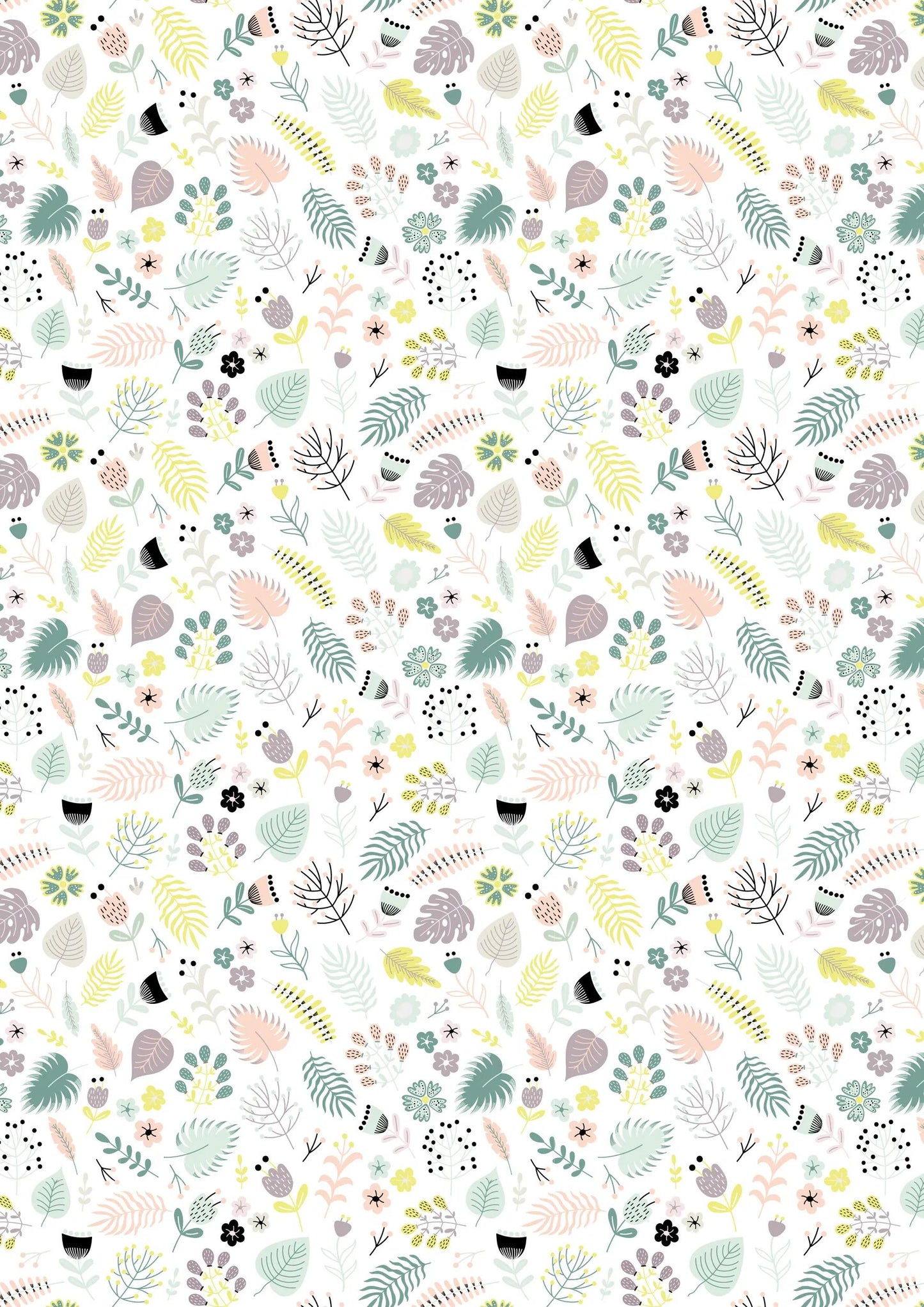 PRINTED PAPERS, Block of 20 sheets 200g/m2 in size 14,8x21cm - Lazy - Multicolor (Pack x5)