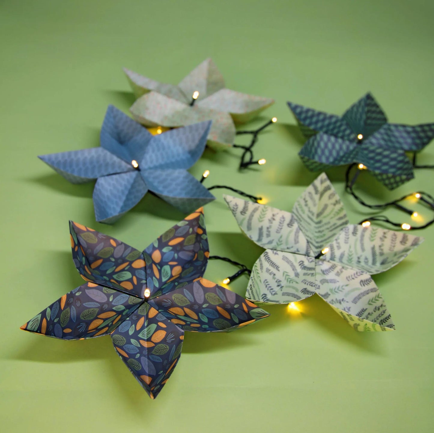ORIGAMI, 60 sheet pouch 70g/m2 in 15x15cm format - Kiribati - Multicolor (Pack x5)