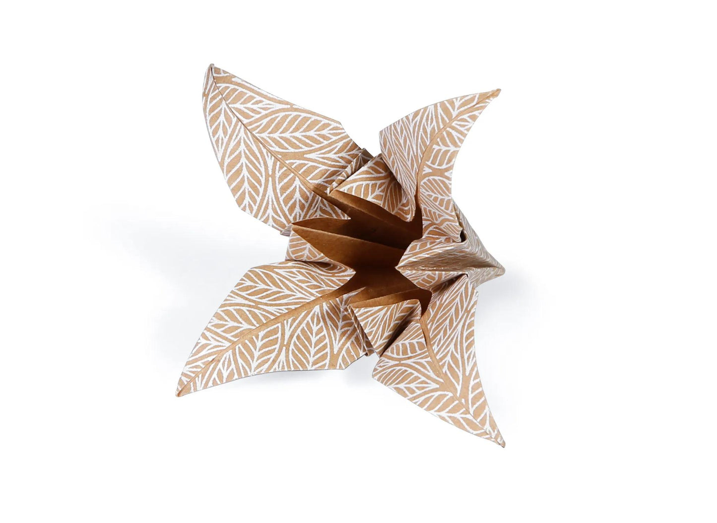 ORIGAMI, 60 leaf pouch 70g/m2 3 formats - Floral Kraft - Multicolor (Pack x5)