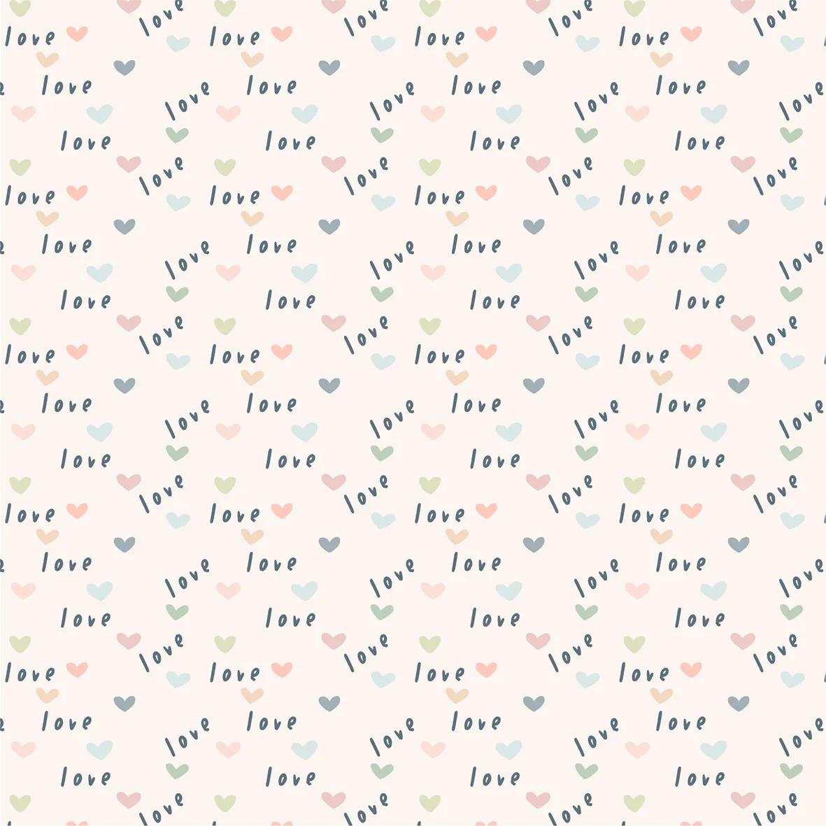 ORIGAMI, Pochette de 60 feuilles 70g/m2 au format 15x15cm - Little love - Multicolore (Lot x5)