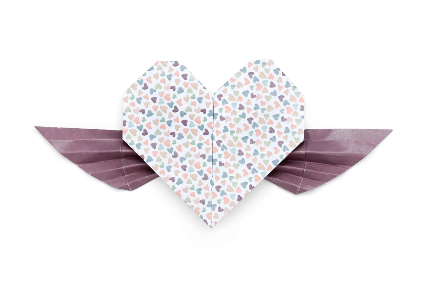 ORIGAMI, Pochette de 60 feuilles 70g/m2 au format 15x15cm - Little love - Multicolore (Lot x5)