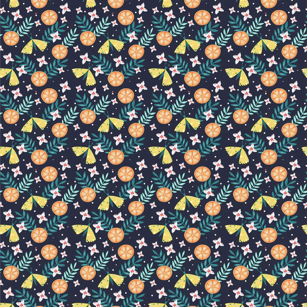 ORIGAMI, 60 Blattbeutel 70g/m2 im 15x15cm Format - Obstgarten - Mehrfarbig (Paket x5)