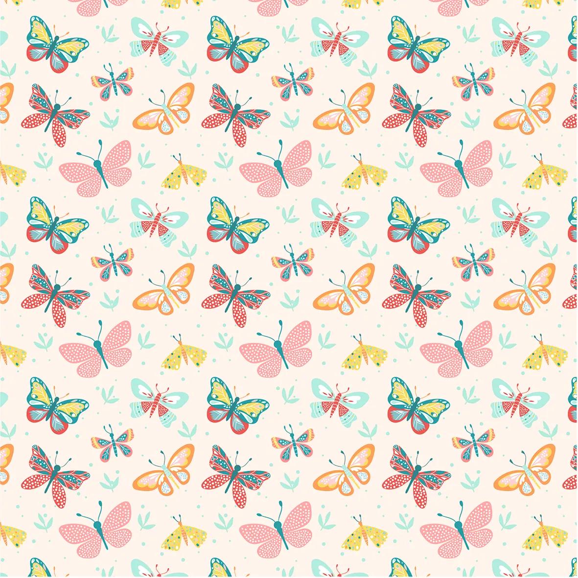 ORIGAMI, 60 Blattbeutel 70g/m2 im 15x15cm Format - Obstgarten - Mehrfarbig (Paket x5)