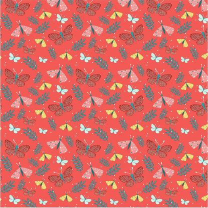 ORIGAMI, Pochette de 60 feuilles 70g/m2 au format 15x15cm - Jardin fruité - Multicolore (lot de 5)