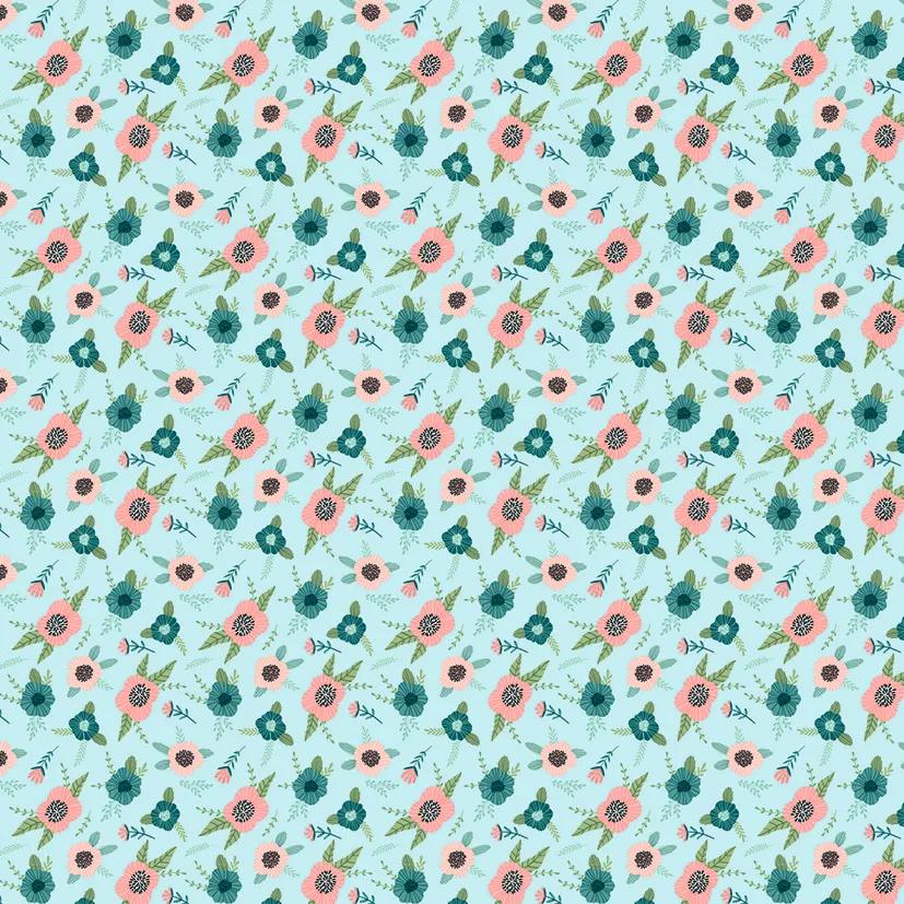 ORIGAMI, 60 sheet pouch 70g/m2 in 15x15cm format - Herbier - Multicolor (Pack x5)