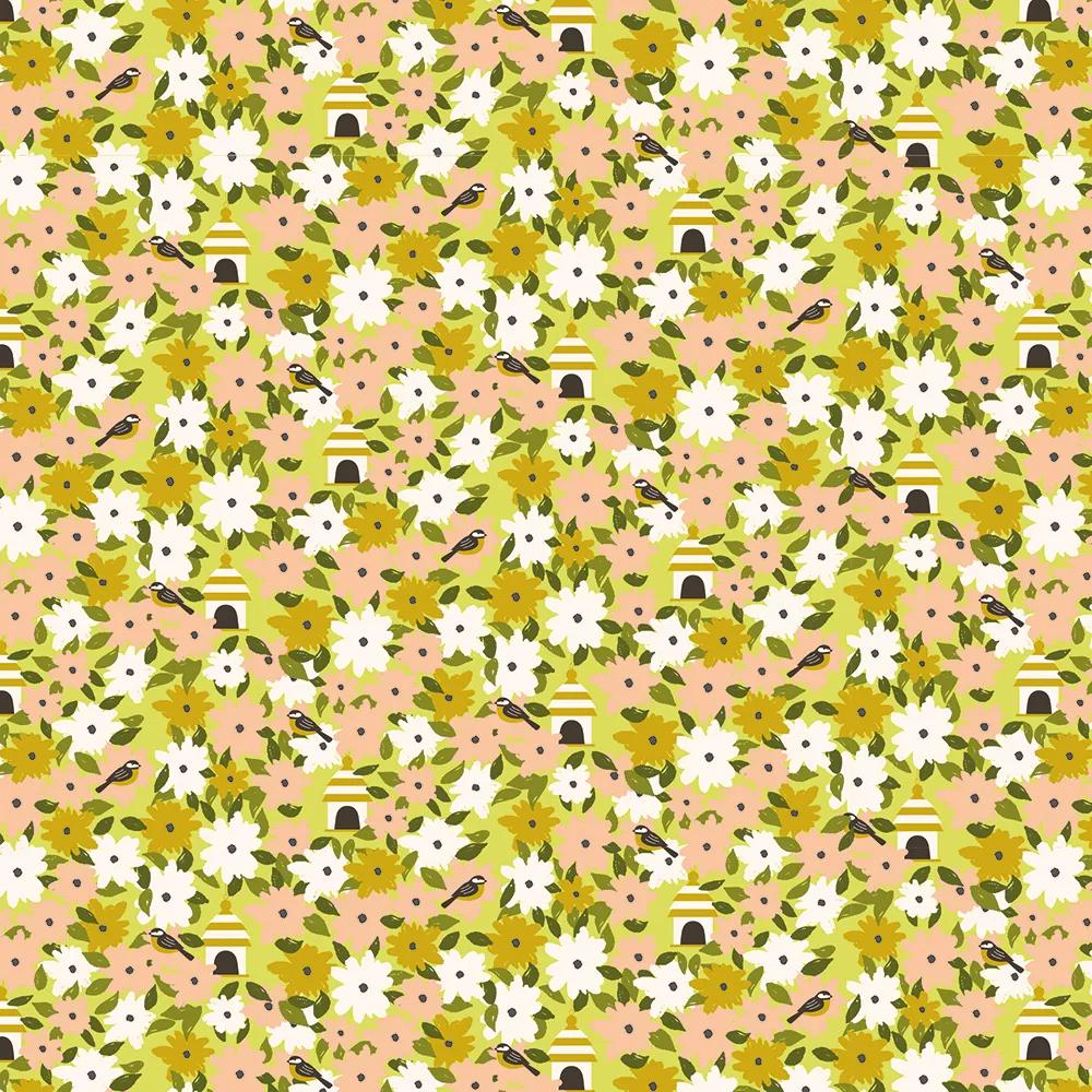 ORIGAMI, confezione da 60 fogli 70g/m2 3 formati - Primavera - Multicolore (Pacchetto x5)