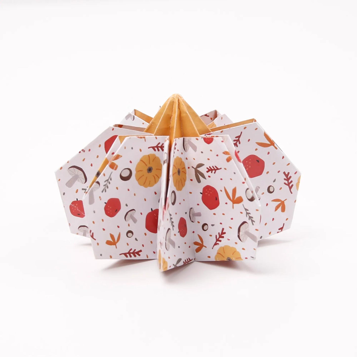 ORIGAMI, confezione da 60 fogli 70g/m2 3 formati - Autunno - Multicolore (Pacchetto x5)