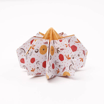 ORIGAMI, Pochette de 60 feuilles 70g/m2 3 formats - Automne - Multicolore (lot de 5)