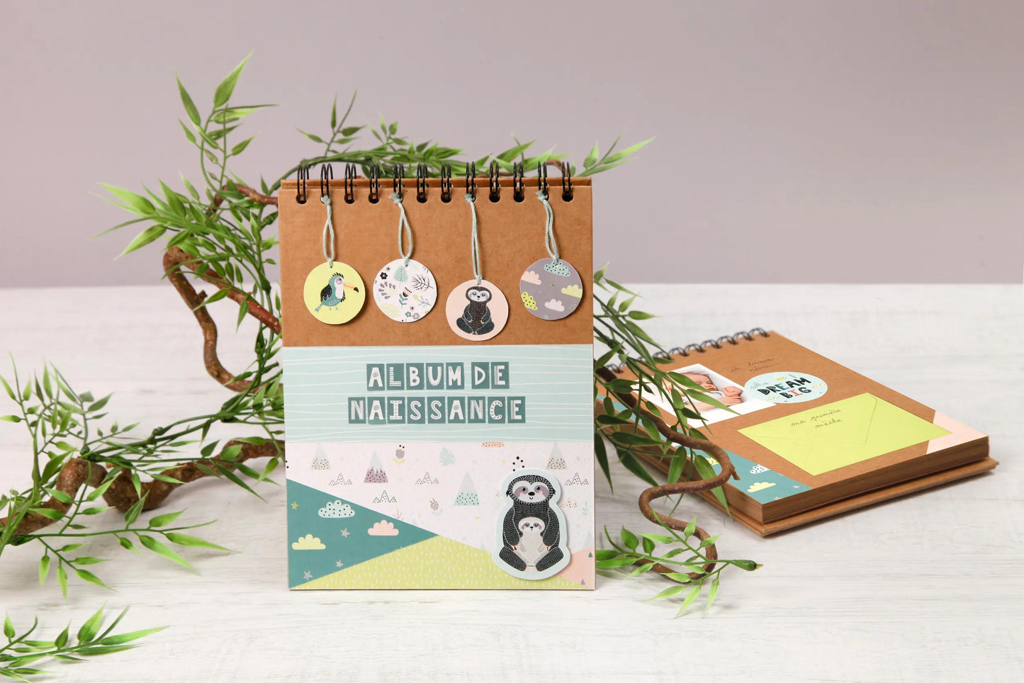 Album à personnaliser de 40 feuilles 200g/m2 au format 32x24cm - Kraft (Lot x3)