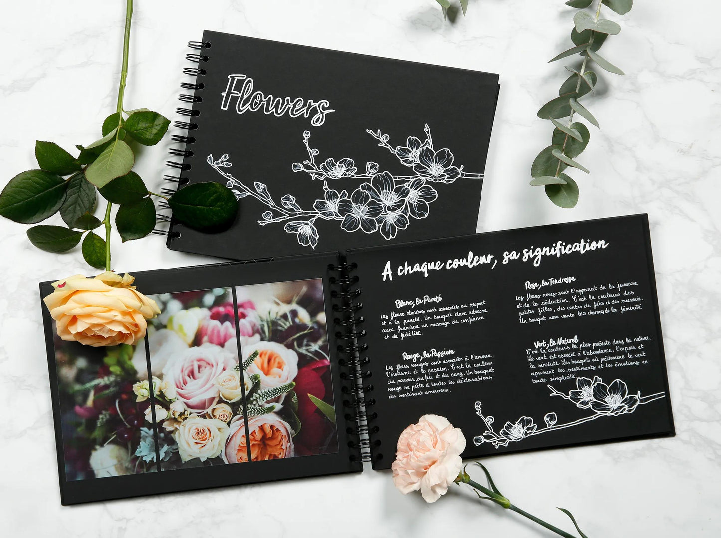 Album to customize of 40 sheets 185g/m2 in 32x24cm format - Black (Pack x3)