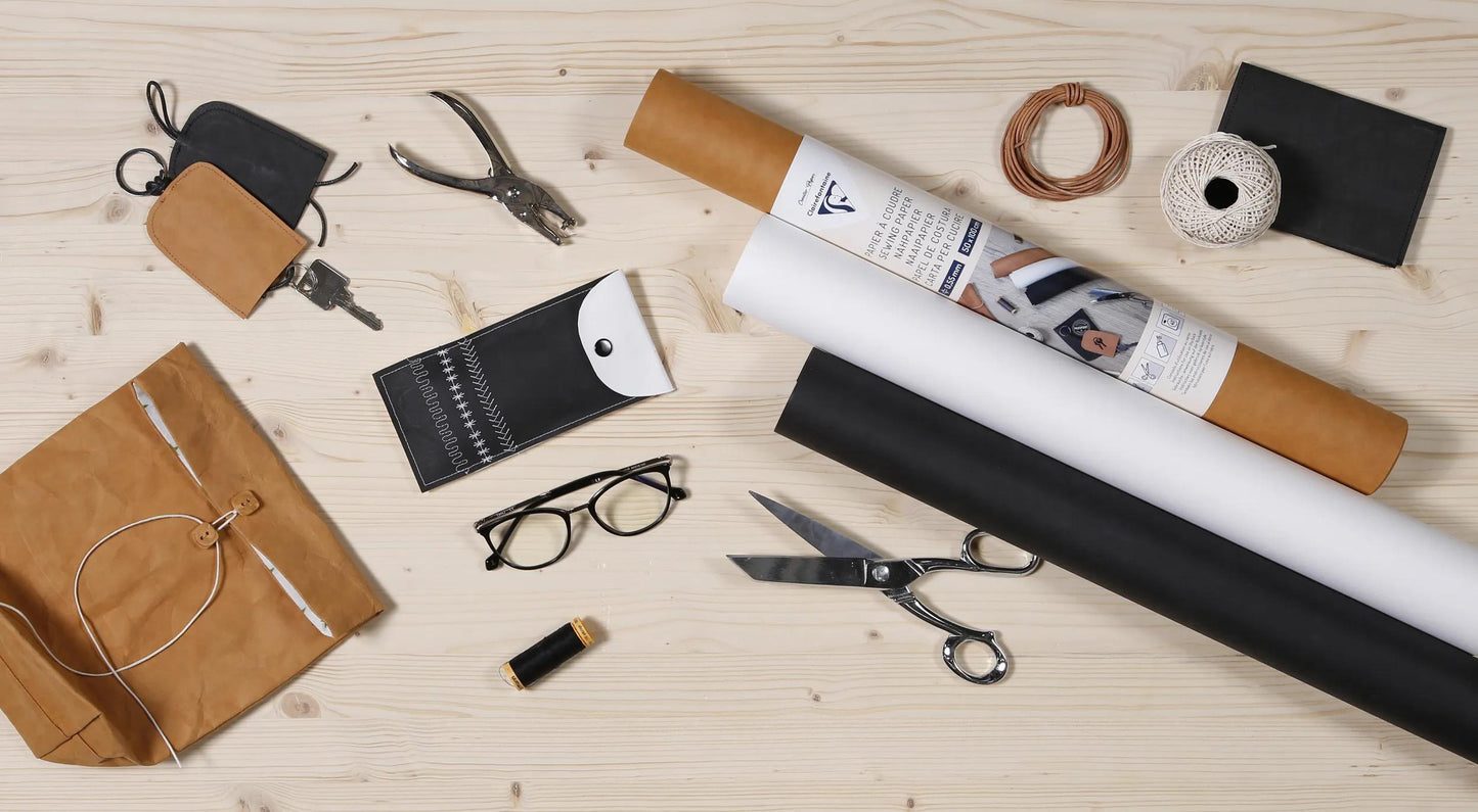 PAPER CUT, Roll in formato 50x100cm - Bianco (Pacchetto x10)