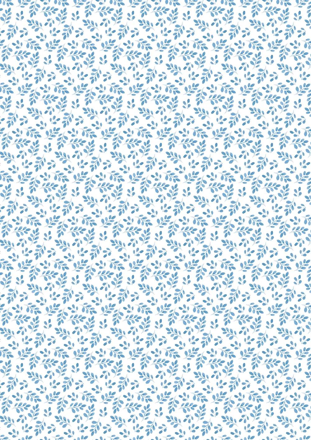PRINTED PAPERS, block of 20 motif sheets 160g/m2 in A4 format (21x29.7cm) + 1 creative idea - Floral shibori - Multicolor (Pack x5)