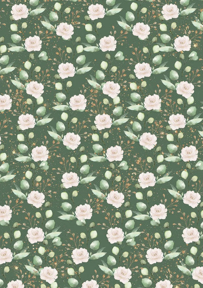 PAPIERS IMPRIMÉS, Bloc de 20 feuilles à motifs 160g/m2 au format A4 (21x29,7cm) + 1 idée créative - Romantique - Multicolore (lot de 5)