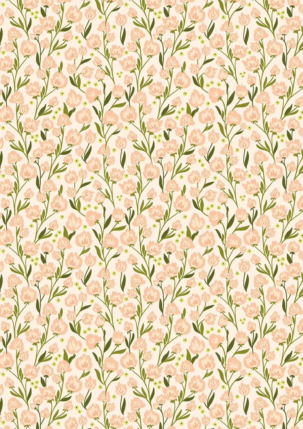 PAPIERS IMPRIMÉS, Bloc de 20 feuilles à motifs 160g/m2 au format A4 (21x29,7cm) + 1 idée créative - Printemps - Multicolore (Lot x5)