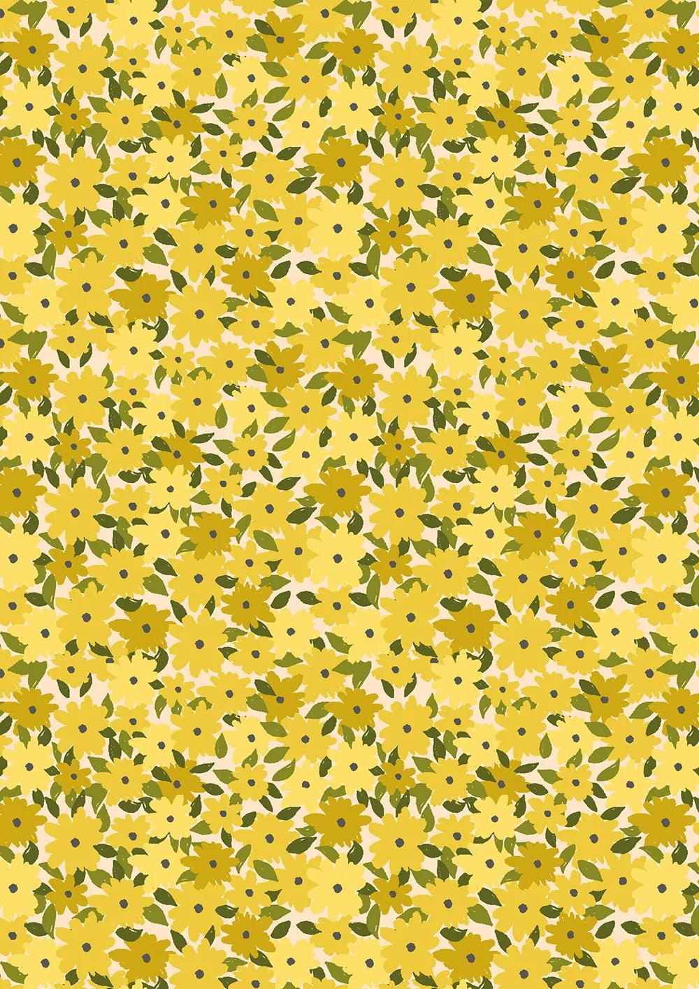 PAPIERS IMPRIMÉS, Bloc de 20 feuilles à motifs 160g/m2 au format A4 (21x29,7cm) + 1 idée créative - Printemps - Multicolore (Lot x5)