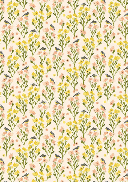 PAPIERS IMPRIMÉS, Bloc de 20 feuilles à motifs 160g/m2 au format A4 (21x29,7cm) + 1 idée créative - Printemps - Multicolore (lot de 5)