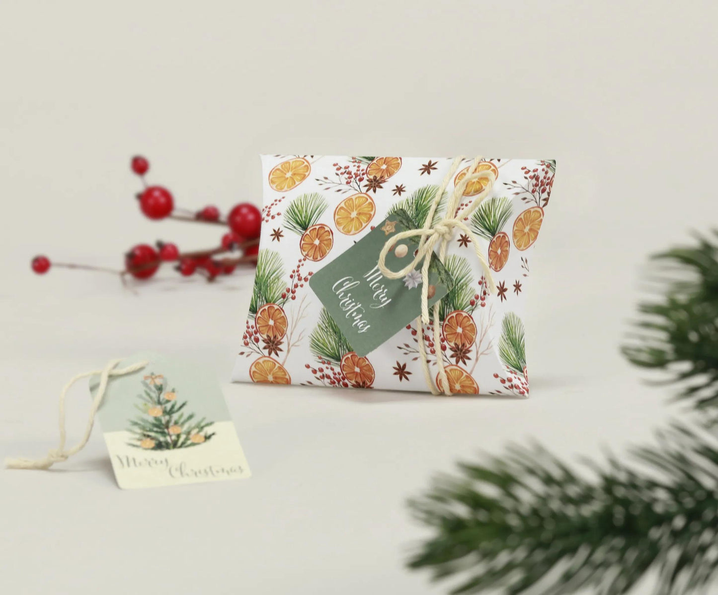 PRINTED PAPERS, Block of 20 motif sheets 160g/m2 in A4 format (21x29.7cm) + 1 creative idea - Vitamin Christmas - Multicolor (Pack x5)