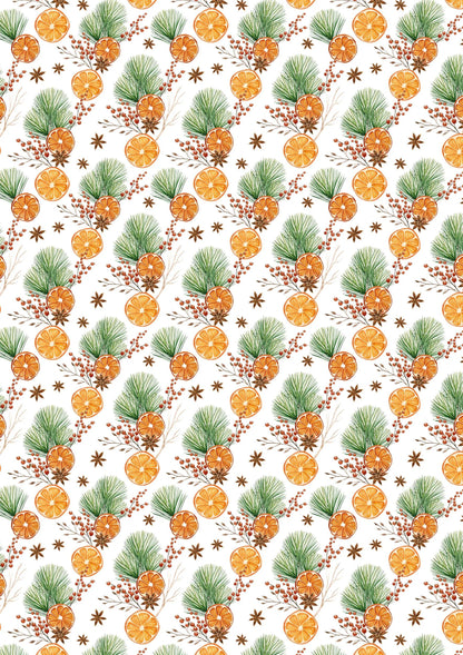 PAPIERS IMPRIMÉS, Bloc de 20 feuilles à motifs 160g/m2 au format A4 (21x29,7cm) + 1 idée créative - Noël vitaminé - Multicolore (lot de 5)