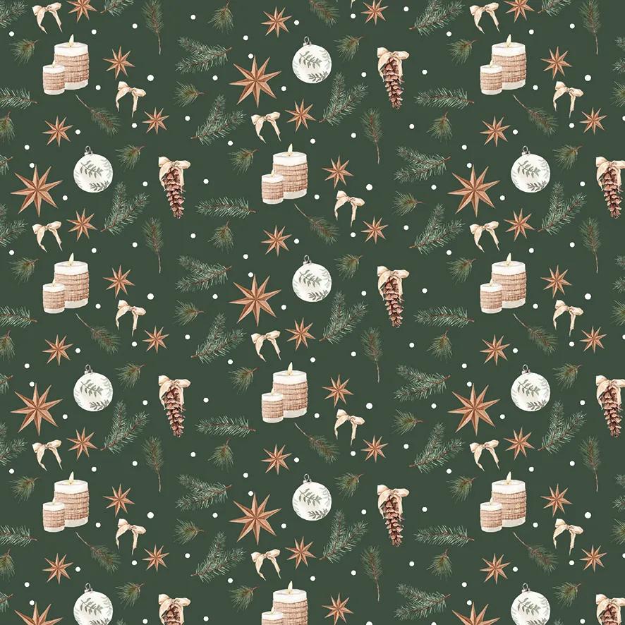 ORIGAMI, Pochette de 60 feuilles 70g/m2 au format 15x15cm - Noël cosy - Multicolore (lot de 5)
