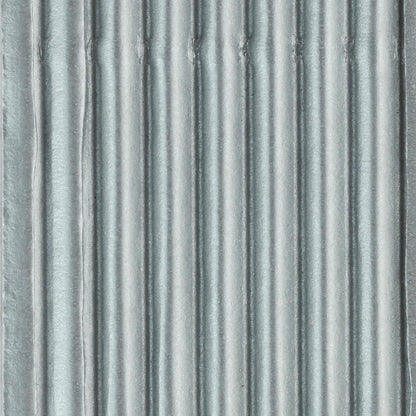CARTON ONDULÉ,Rouleau moyenne cannelure 300g/m2 au format 50x70cm - Argent (Lot x5)