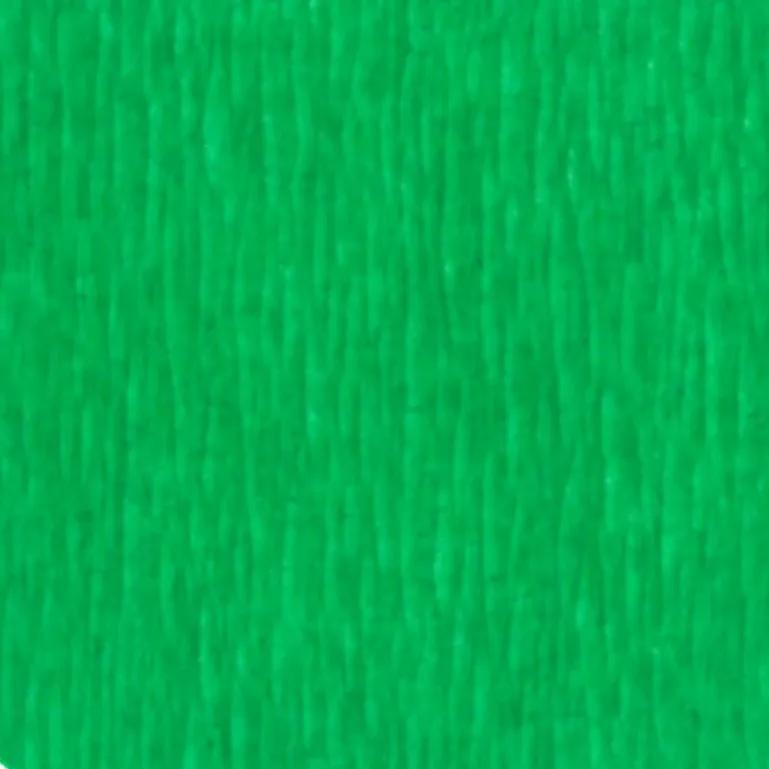 PAPER CREPON, 1 gefaltetes Blatt 32g/m2 wasserdicht in Größe 2.50x0.50m - Hellgrün (Paket x10)