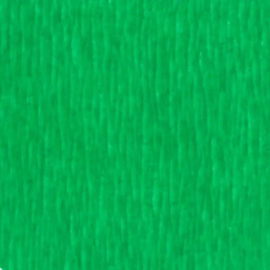 PAPER CREPON, 1 gefaltetes Blatt 32g/m2 wasserdicht in Größe 2.50x0.50m - Hellgrün (Paket x10)