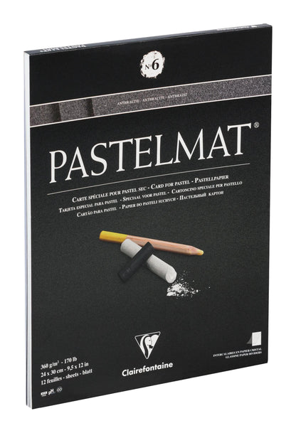 Pastelmat glued block 12F 24x30cm 360g