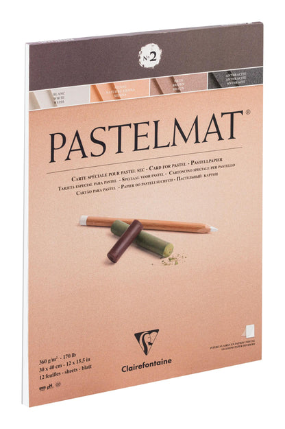 Blocco pastello incollato 12F 30x40cm 360g