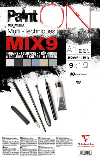 PaintON Mix 9 paquet 9F A1 250g assorti 9x1F (lot de 2)