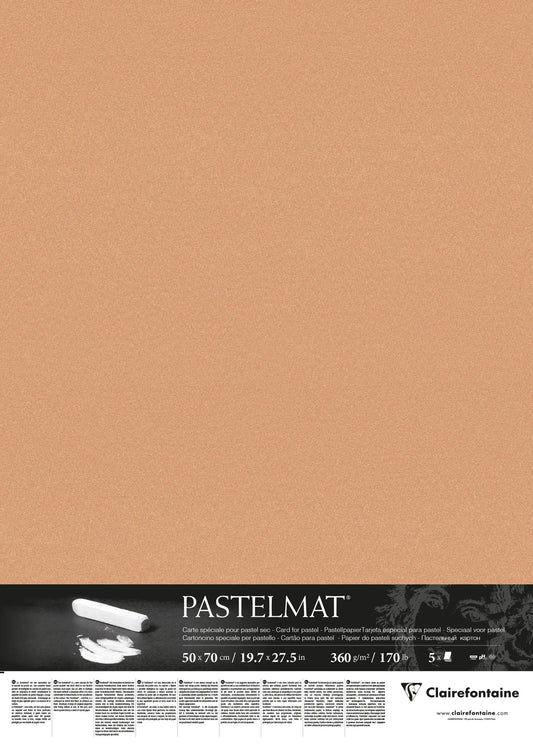 Pastelmat paquet 5F 50x70cm 360g - Sienne