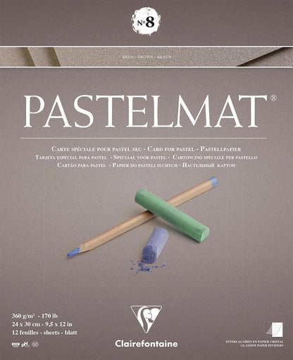 Pastelmat block glued 12F 24x30cm 360g n°8 - New