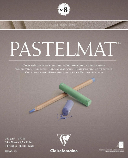 Pastelmat Block verklebt 12F 24x30cm 360g n°8 - Neu