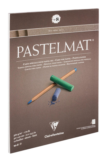 Pastelmat block glued 12F 30x40cm 360g n°8 - New