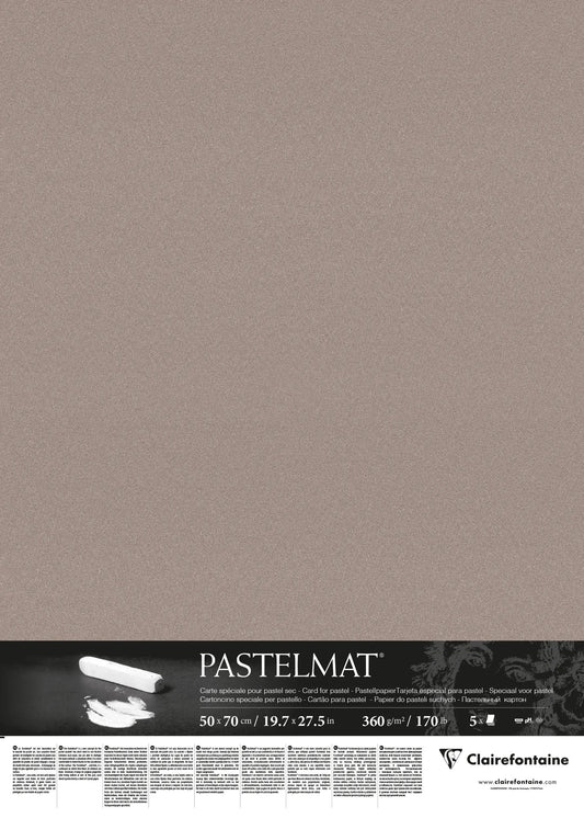 Pastelmat paquet 5F 50x70cm 360g - Gris foncé
