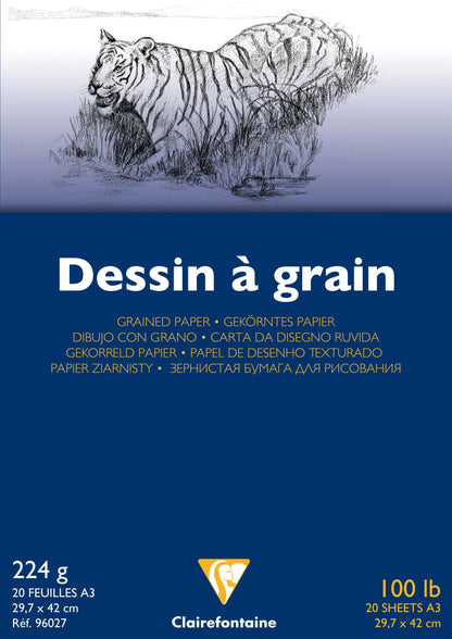 Grain Blockzeichnung verklebt 20F A3 224g (5er-Pack)