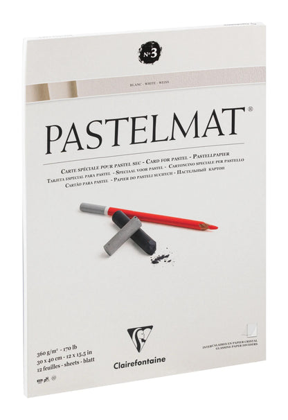 Blocco pastello incollato 12F 30x40cm 360g
