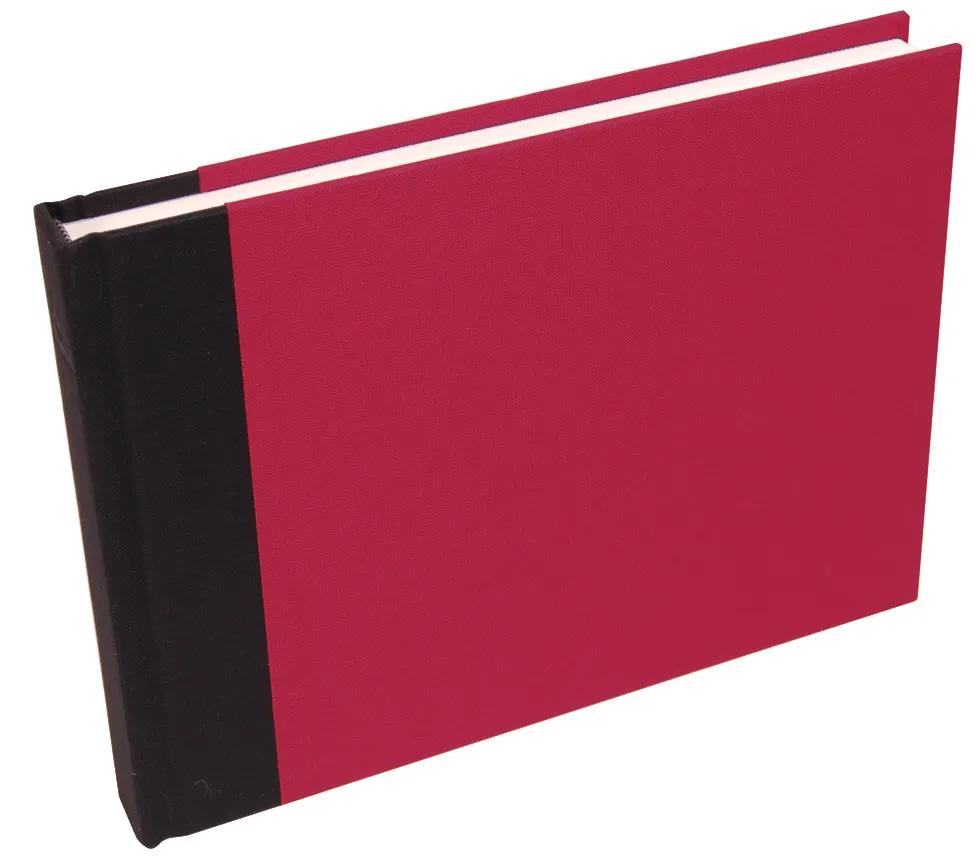 60F A5 185g Toile Travel Book - Red (Pack x2)