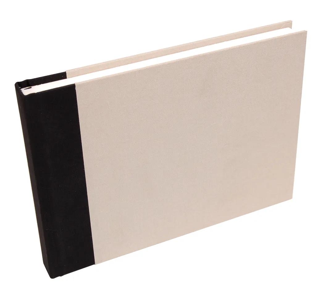 60F A5 180g canvas travel diary - Light grey (Pack x2)